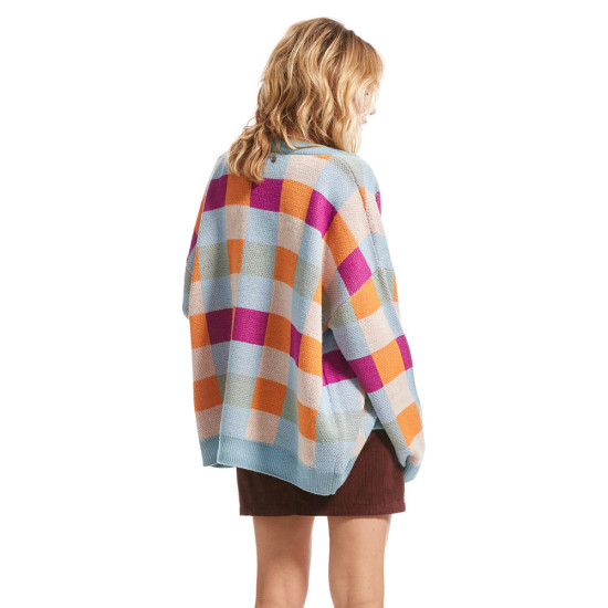 Roxy Γυναικεία ζακέτα Small Slow Check Cardigan